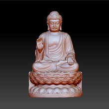 tathagata buddha statue 3d sculpture art buddhism lotus cnc printable orient asia china character religon 3d print model - Mito3D