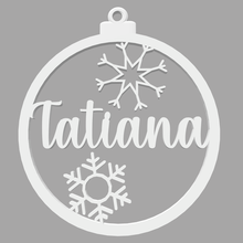 Tatiana bola natal nome ornement 3d print model - Mito3D