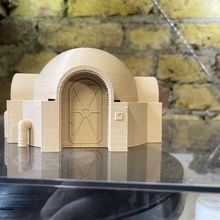 tatooine rongeur maison étoile guerres Souris hamster gerbille chambre 3d print model - Mito3D