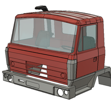 tatra 815 cabin various rc truck custom car 3d print model - Mito3D