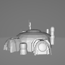 tau barracks 3d print model - Mito3D