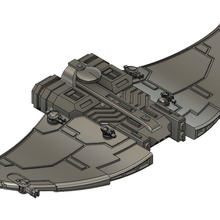 tau cruiser jeu jouet bfg battlefleet gothic 3d print model - Mito3D