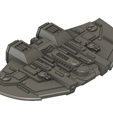 tau escorte 2 jeu jouet bfg battlefleet gothic 3d print model - Mito3D