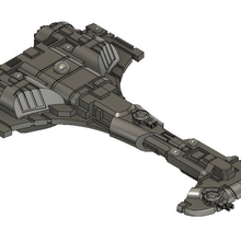 tau escort 3 jogo brinquedo bfg battlefleet gótico 3d print model - Mito3D
