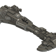 tau escort 4 gioco giocattolo bfg battlefleet gothic 3d print model - Mito3D