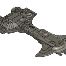 tau escort 5 gioco giocattolo bfg battlefleet gothic 3d print model - Mito3D