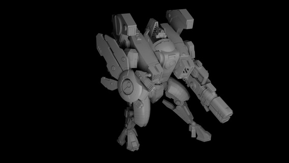 tau riptide suit war hammer 42k model toy 3d print model - Mito3D