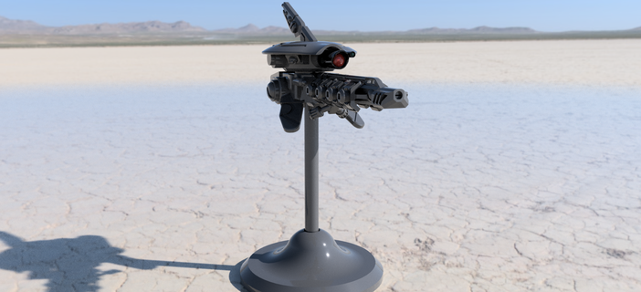 tau space communests - sniper drone reimagine communism 3d print model - Mito3D