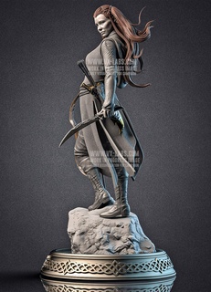 tauriel Hobbit 3d impression modèle art 3d print model - Mito3D