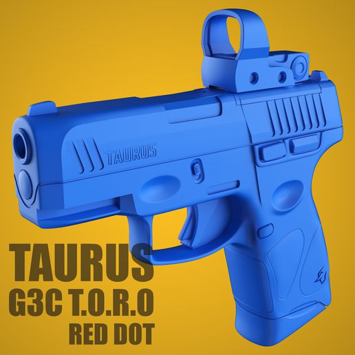 Boğa Burcu g3c toro kırmızı nokta oyun tampon g2c ts9 th380 mag yükleyici tecrübe niyet es tabanca revolver 3D print model - Mito3D