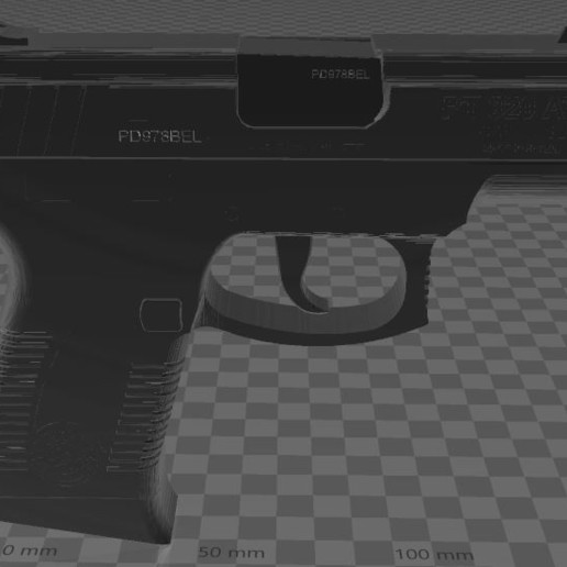 taurus pt-320 çeşitli 320 ateşli silah Toros tabanca 3D print model - Mito3D