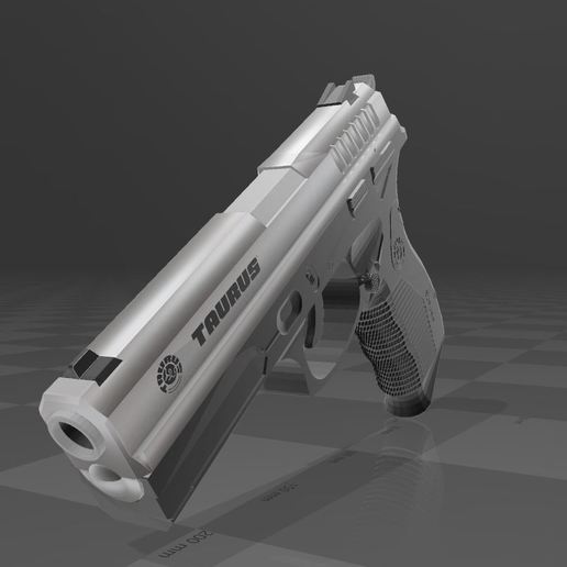 Boğa Burcu pt 809 tabanca ateşli silah yarı otomatik 9x21 Brezilya yan 3D print model - Mito3D