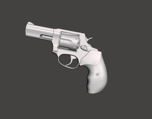 boğa burcu rt856 gerçek boyut taramak tabanca kalıp araçlar revolver 856 kydex kılıf 3d print model - Mito3D