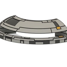 Gebot Verteidigung Ring Spiel Kriegshammer Tau 40k Mauer Terrain Wargaming Gebäude 3d print model - Mito3D