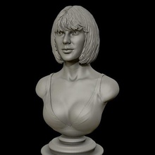 taylor veloce 3d ritratto scultura acconciatura 1 Stampa modello statua fallimento viso testa umano arte 3dprint stl 3d print model - Mito3D