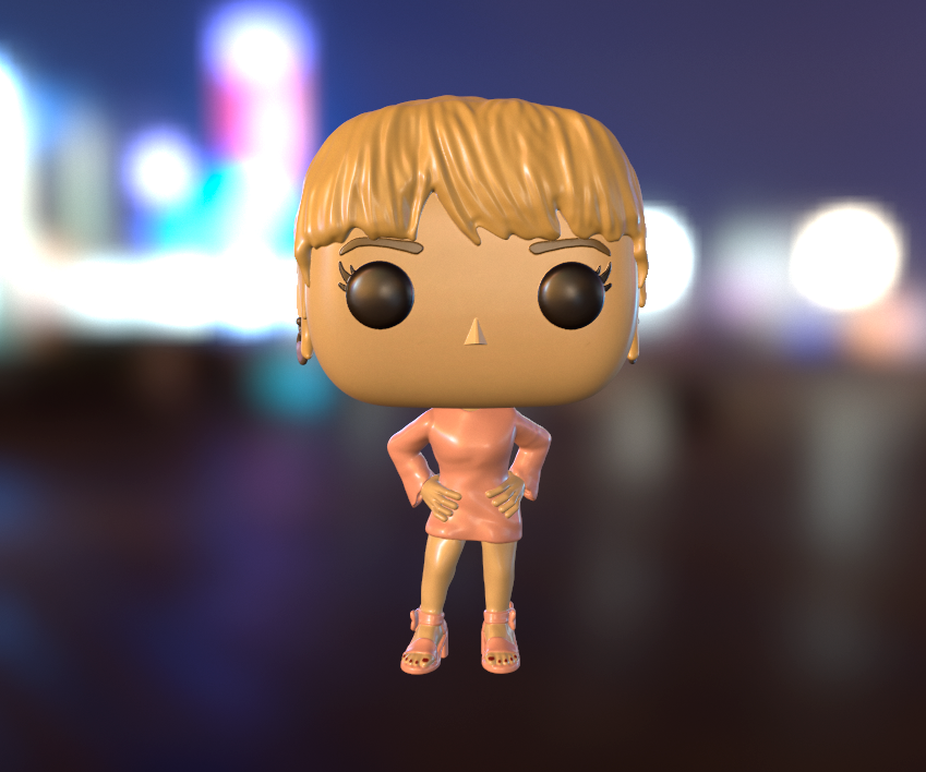 Taylor çabuk Funko funko pop swifiters müzik 3D print model - Mito3D