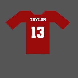 Taylor rápido nfl jersey llavero 3d print model - Mito3D