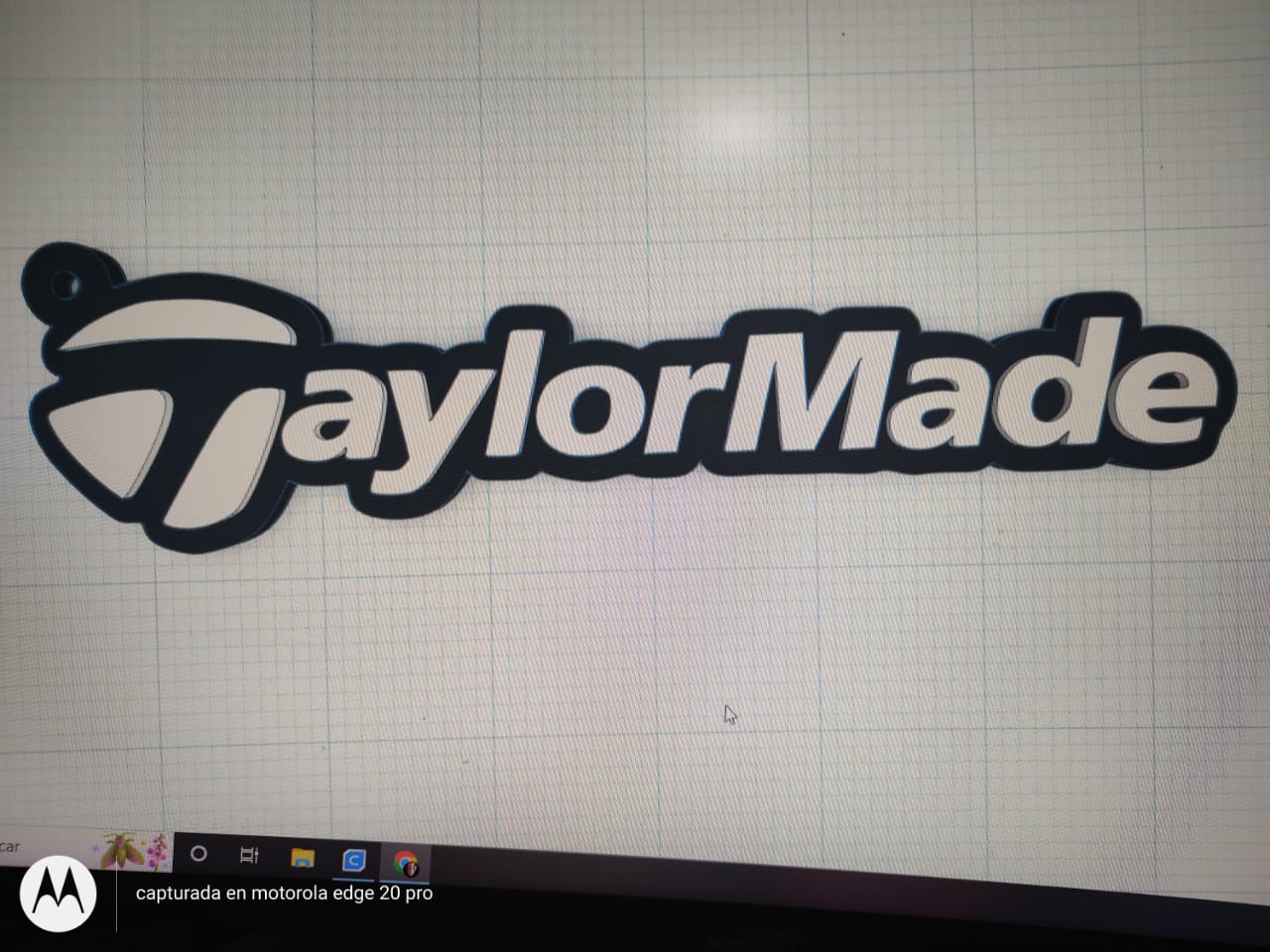 Taylor hizó llavero golf 3D print model - Mito3D
