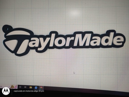 taylormade keychain golf 3d print model - Mito3D