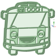tayo bus 1 taglierina del biscotto strumento cookie cutter rimprovero 3d print model - Mito3D