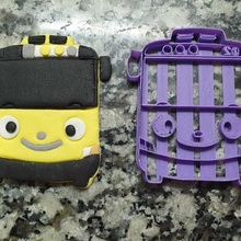 tayo autobús lani galletas cortador niños 3d print model - Mito3D