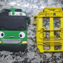 tayo autobús rogi galletas cortador niños 3d print model - Mito3D