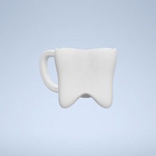 taza muela a casa 3d print model - Mito3D