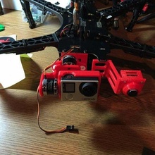 cucchiai scoperta volo telecamera montare robotica 3d print model - Mito3D