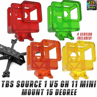 tbs source one v5 gopro hero 11 mini 15 degree mount 3d print model - Mito3D