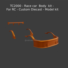 tc2000 raça carro corpo kit rc personalizadas diecast modelo jdm passatempo retro clássico vintage quente 3d print model - Mito3D