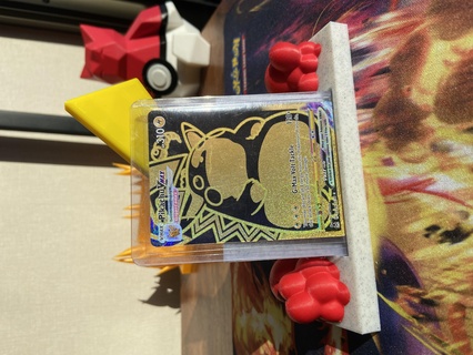 tcg Pokémon afficher soutien lettre cabine Pikachu vmax exposant 3d print model - Mito3D