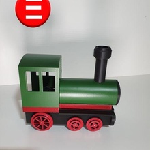 Tchoutchou tren lokomotif eğlence oyuncak 3d print model - Mito3D
