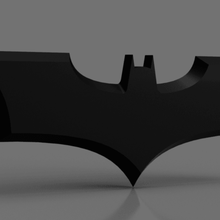 tdk batarang moda Batman costume 3d print model - Mito3D