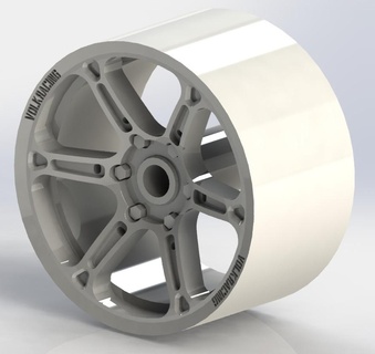 te37 xtr arte brinquedo quente rodas hotwheels aros pneu 1 64 escala 3d print model - Mito3D