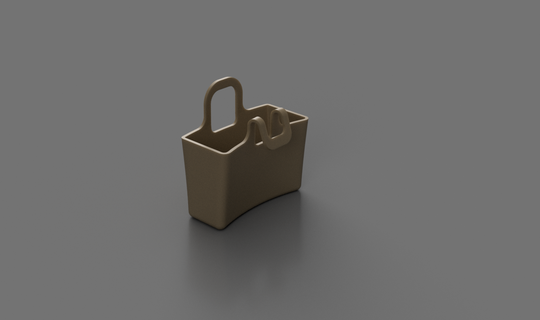 tea bag basket - home container cup easy print 3d print model - Mito3D