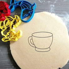 tea cookie cutter 3d print model - Mito3D