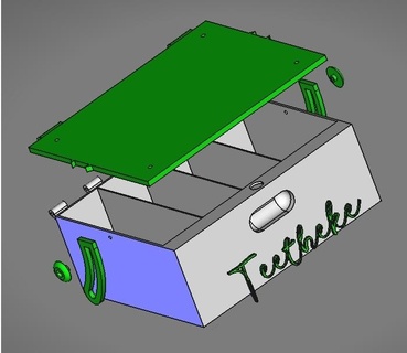 té mostrador hogar casa cocina caja systainer 3d print model - Mito3D