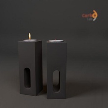 Çay ışık mum Kulp destek t1 şamdan tasarım iç dekor Porta Candela 3d print model - Mito3D