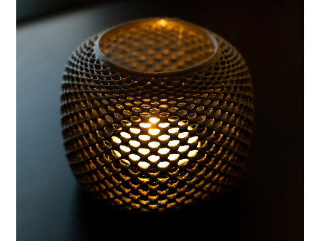 tè luce lampadario lampada candela candelabri dim ornamento morbido 3D print model - Mito3D