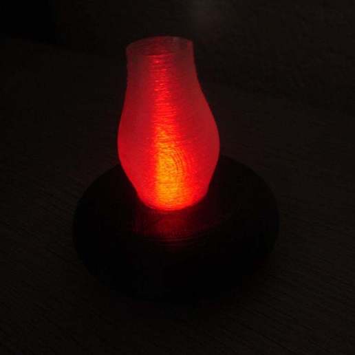 chá luz lampe atmosfera ambiente luminária conduziu suporte iluminação faça 3D print model - Mito3D
