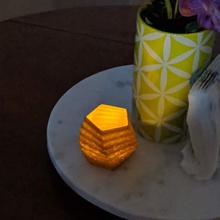 çay ışık fener ev vazo ateş mum ışığı gölge lamba 3d print model - Mito3D