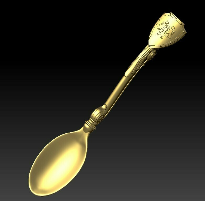 tea spoon 3D print model - Mito3D