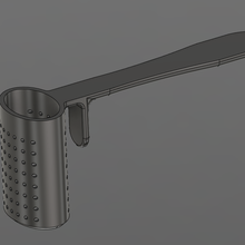 colador de té casa la bolsa copa titular cocina comedor 3d print model - Mito3D