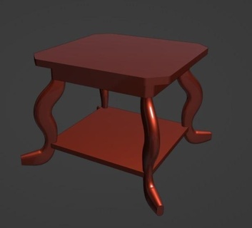 tea table 3d print model - Mito3D