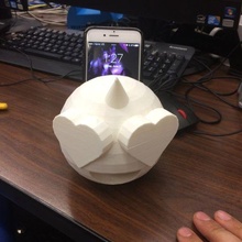 teach sound 3d printed passive speaker amplifier 2 physics astronomy 3d print model - Mito3D