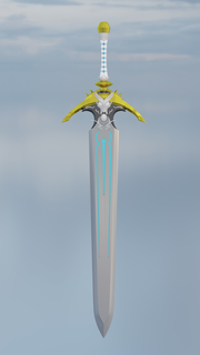 prof épée réincarné isekai sensei 3d print model - Mito3D