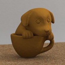 teacup puppy game animals 3d print model - Mito3D