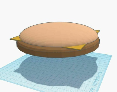 teal spor üst örtmek kılıf burger tealdronechallenge hobi 3d print model - Mito3D