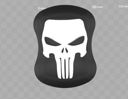 teal vengeance drone cover drones marvel punisher skull tealdronechallenge r c vehicles remote control 3d print model - Mito3D