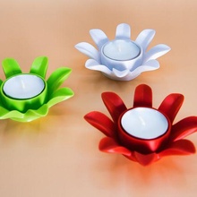 tealight flower tea light accessory 3d print model - Mito3D